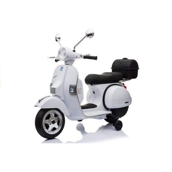 Dětský elektrický skútr Vespa bílá