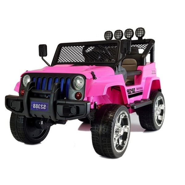  Elektrické autíčko Jeep Raptor 4x4 růžové