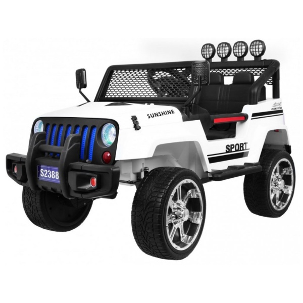  Elektrické autíčko Jeep Raptor 4x4 bílé