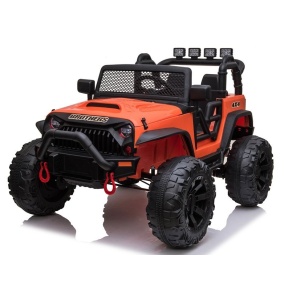  Elektrické autíčko Jeep Brothers oranžové 24V 2x200W