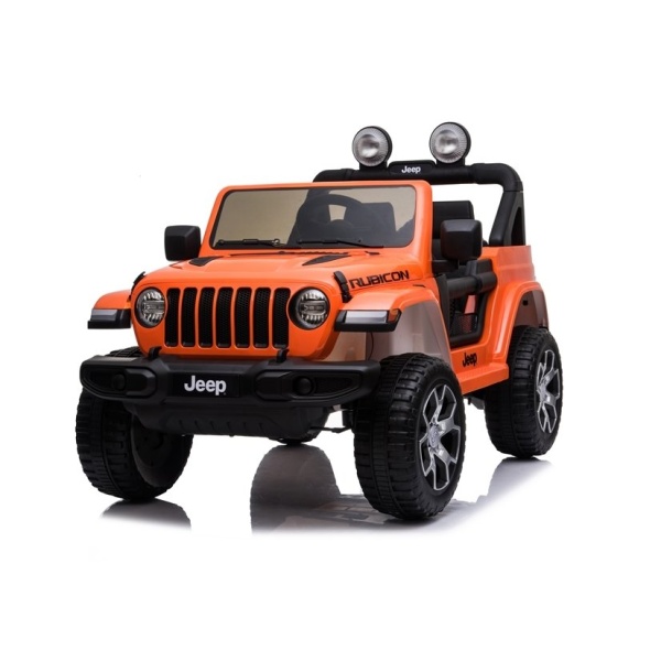  Elektrické autíčko Jeep Wrangler Rubicon 4x4 oranžové