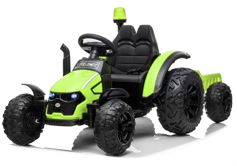 Dětský elektrický traktor s vlečkou Truck zelený