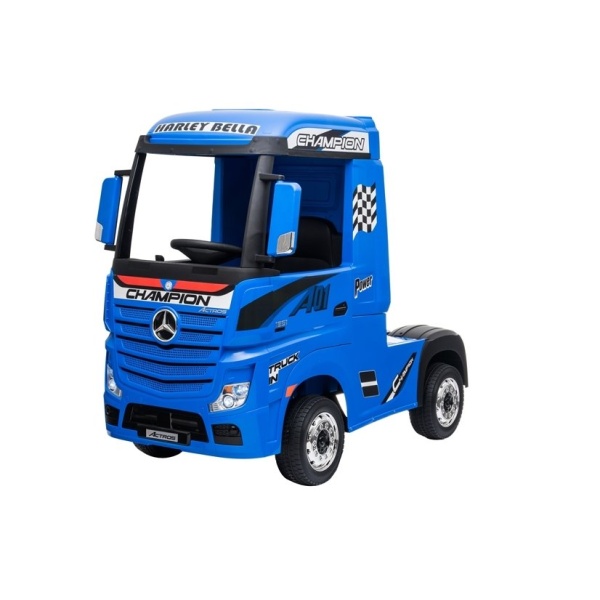 Dětský elektrický kamion Mercedes-Benz Actros 4x4 MP4 lakovaný modrý