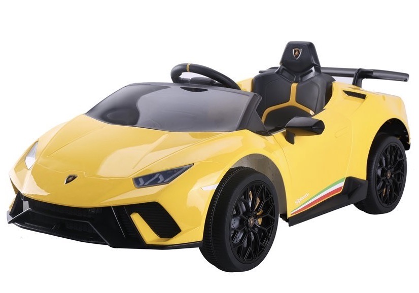 Dětské elektrické autíčko Lamborghini Huracan 4x4 žluté
