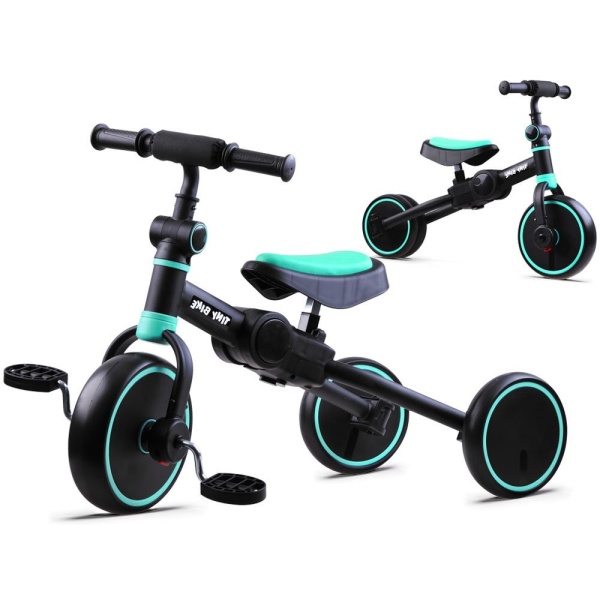  Dětské odrážedlo Tiny Bike 3v1 modré