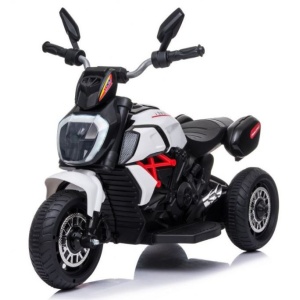  Dětská elektrická motorka Fast Tourist bílá