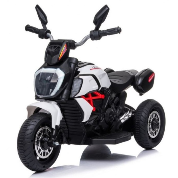  Dětská elektrická motorka Fast Tourist bílá