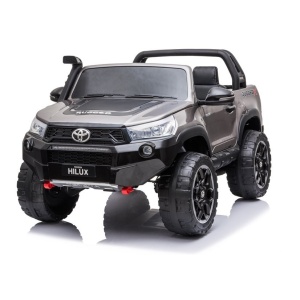 Dětské elektrické autíčko Toyota Hilux 4x4 lakované šedé