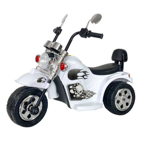  Dětská elektrická motorka Hot Chopper bílá