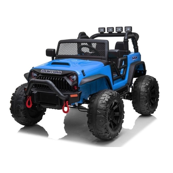  Elektrické autíčko Jeep Brothers  24V 2x200W lakované modré