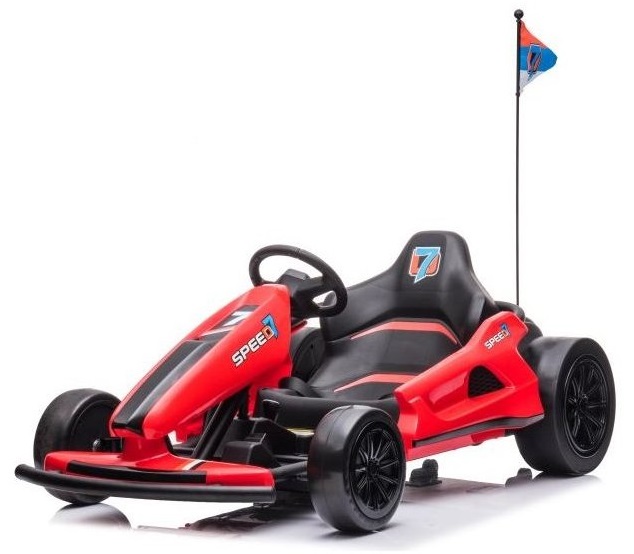 Dětská elektrická motokára A035 Drift červená