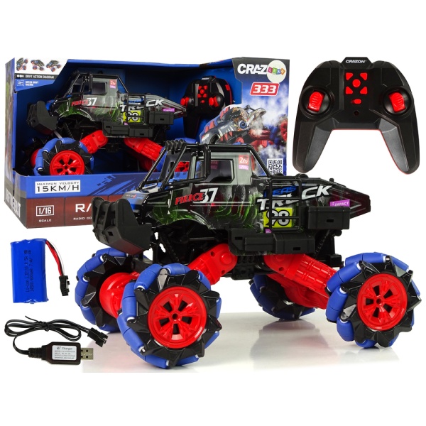  Terénní driftovací auto na dálkové ovládání RC modré