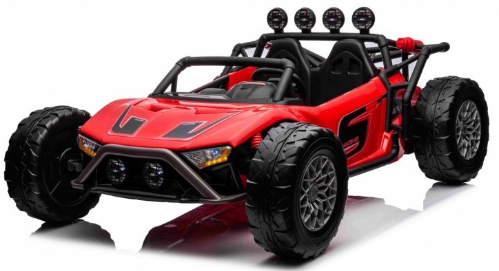 Elektrické autíčko Buggy Racing 2x200W červené
