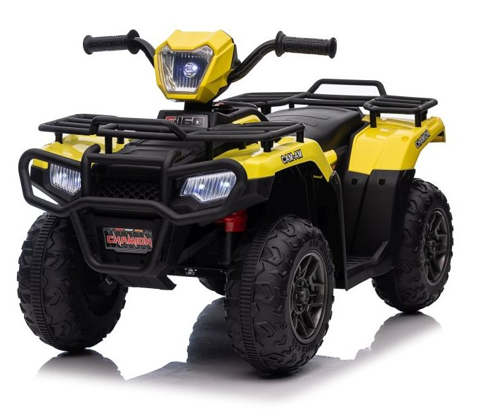 Dětská elektrická čtyřkolka Superme žlutá