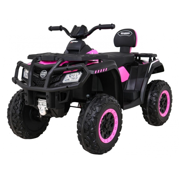  Dětská elektrická čtyřkolka XT-Speed 4x80W 24V růžová