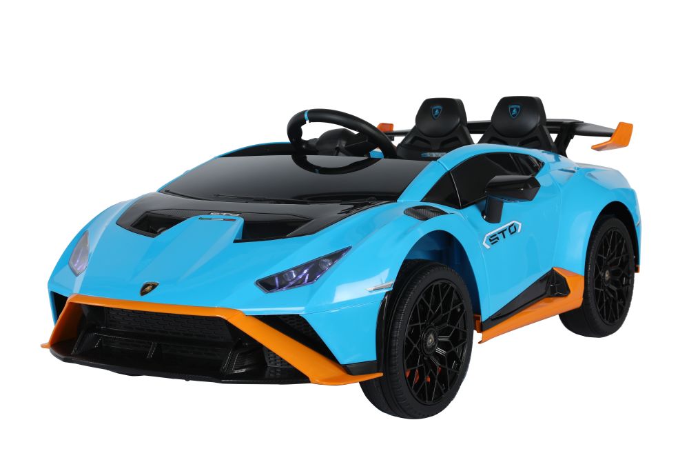 Dětské elektrické autíčko Lamborghini Huracán STO modré  Dětské elektrické autíčko Lamborghini Huracán STO modré