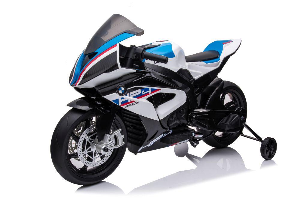Dětská elektrická motorka BMW HP4 Race JT5001 bílá