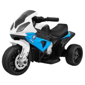  Dětská elektrická motorka BMW S1000RR tříkolka modrá
