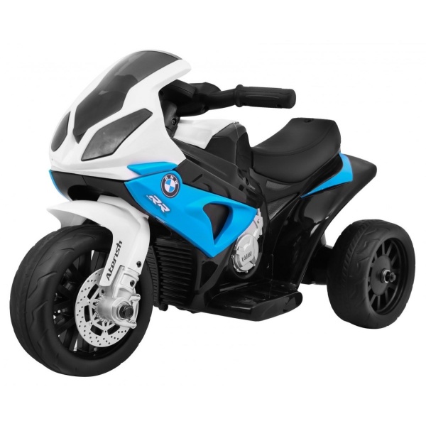  Dětská elektrická motorka BMW S1000RR tříkolka modrá