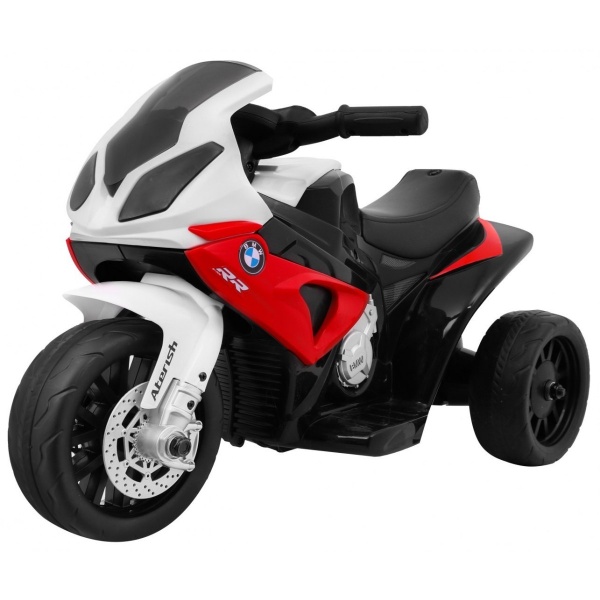  Dětská elektrická motorka BMW S1000RR tříkolka červená