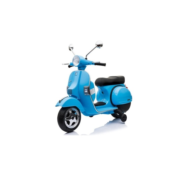  Dětský elektrický skútr Vespa modrá