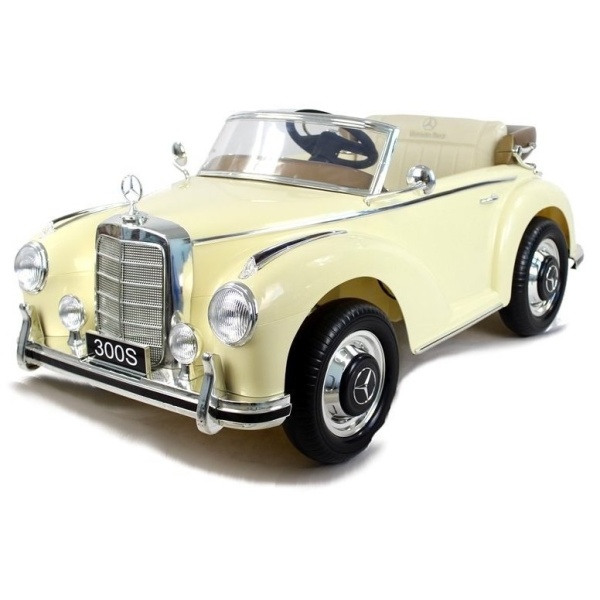  Elektrické autíčko Mercedes Benz 300S béžové