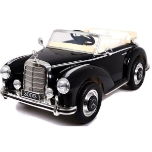  Elektrické autíčko Mercedes Benz 300S lakovaný černý