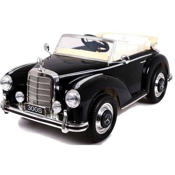  Elektrické autíčko Mercedes Benz 300S lakovaný černý