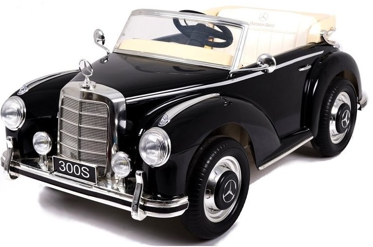 Elektrické autíčko Mercedes Benz 300S lakovaný černý