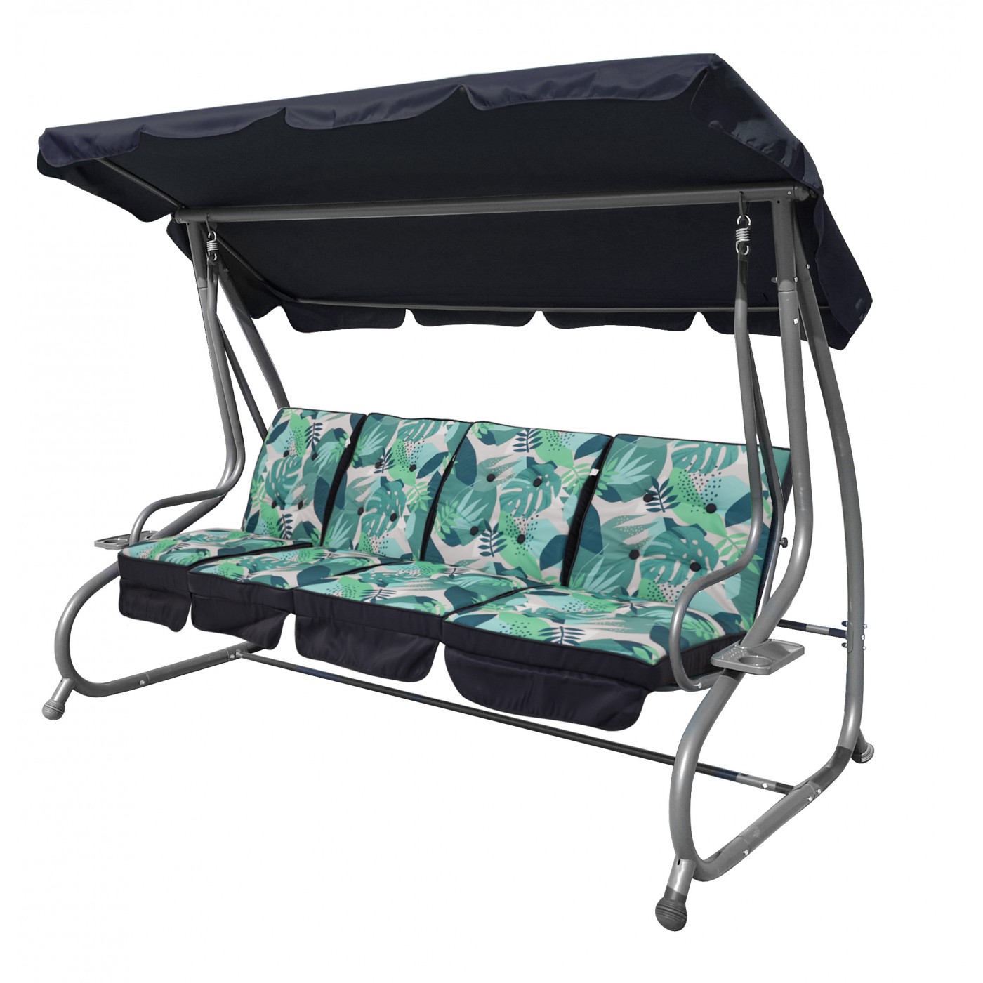 Zahradní houpačka XXL s motivem monstery