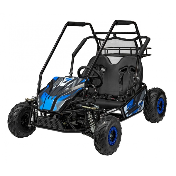  Dětské benzínové autíčko Buggy LUCKY SEVEN modré