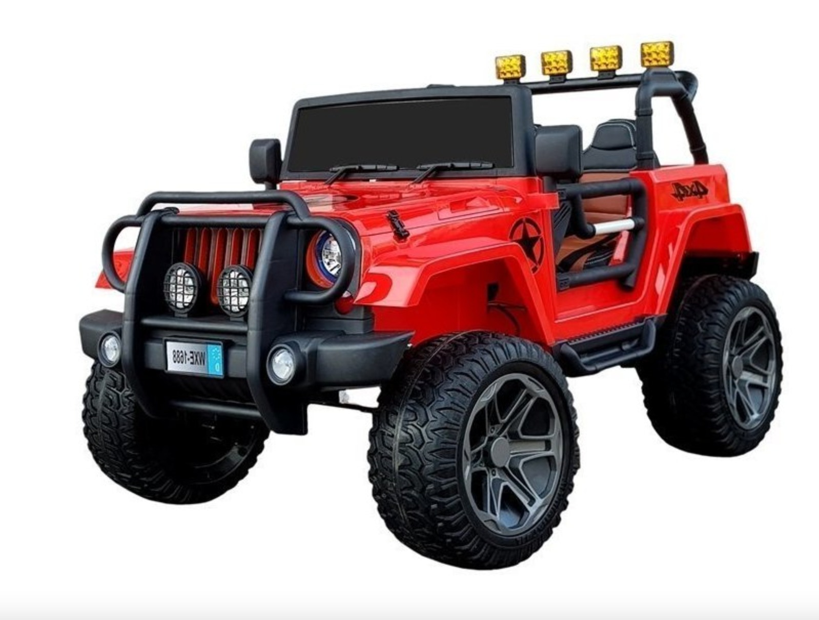 Elektrické autíčko WXE-1688 STRONG 4x4 24V červené