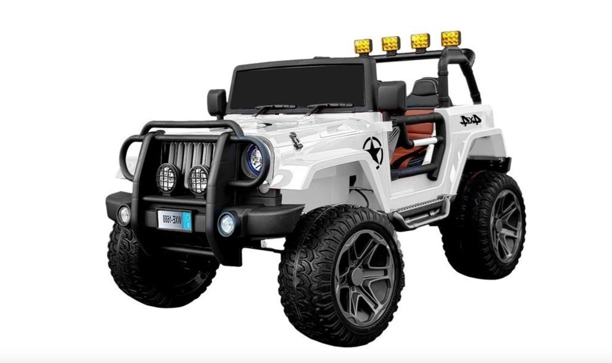 Elektrické autíčko WXE-1688 STRONG 4x4 24V bílé