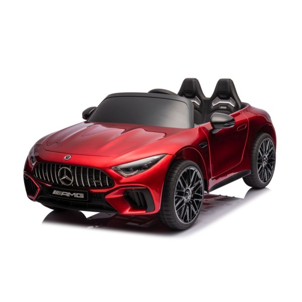  Elektrické autíčko Mercedes AMG SL63 24V 2x200W lakované červené