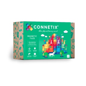 Connetix Connetix Tiles - Magnetická Stavebnice Duhová XL 102 ks