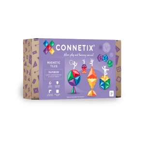 Connetix Connetix Tiles - Magnetická Stavebnice Duhová Rozšiřující Sada 36 ks