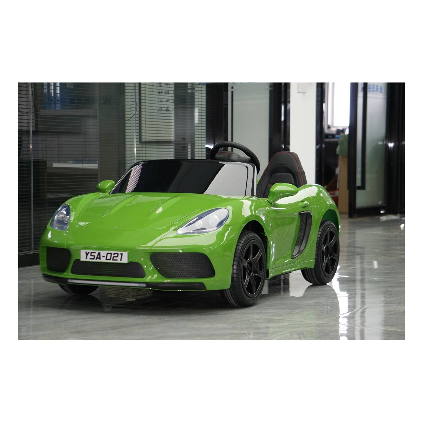 Dětské elektrické auto Perfecta lakované zelené