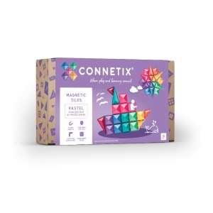 Connetix Connetix Tiles - Magnetická Stavebnice Pastelová Startovací Sada 64 ks