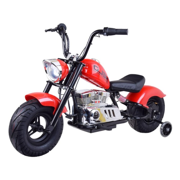  Dětská elektrická motorka Chopper 24V červená