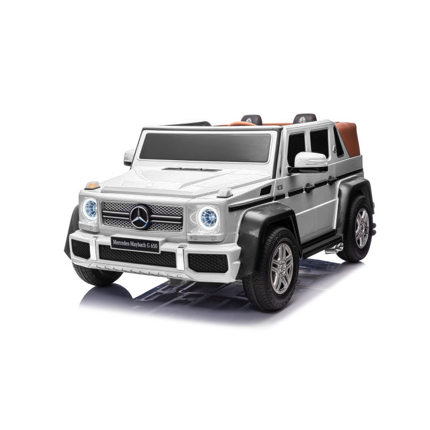 Elektrické autíčko Mercedes Benz MAYBACH G650 Strong MP4 bílé