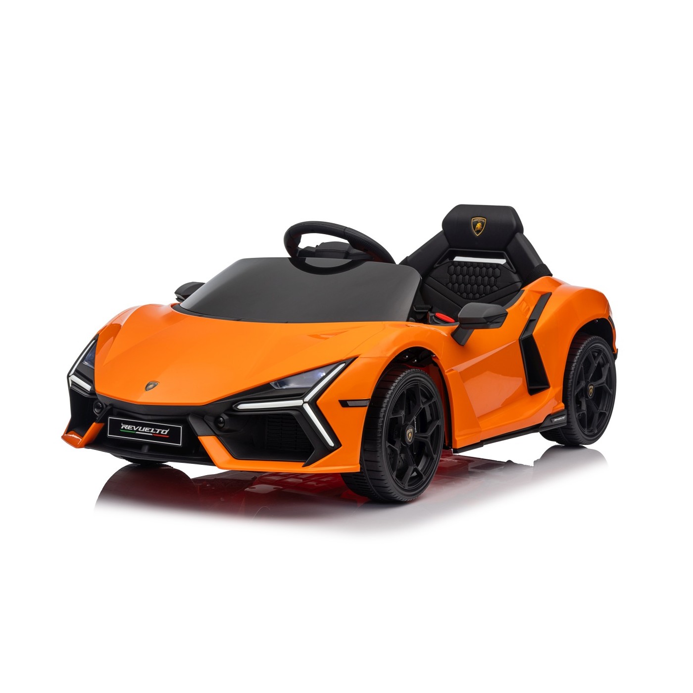 Dětské elektrické autíčko Lamborghini Revuelto oranžové