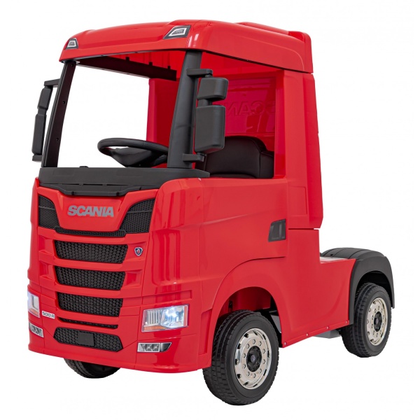  Elektrický kamion Scania R-SERIE 4x4 červený