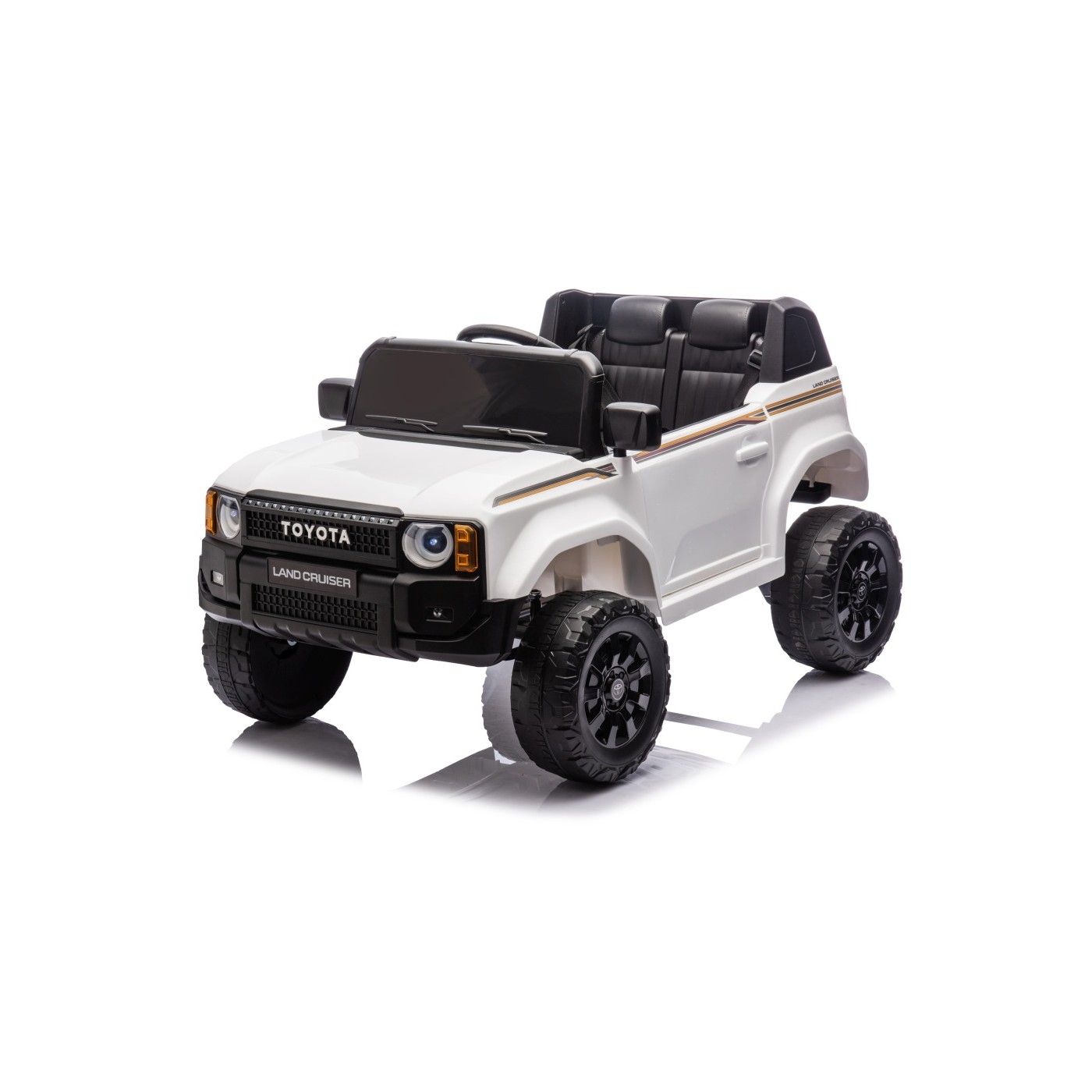 Elektrické autíčko Toyota Land Cruiser PRADO bílé