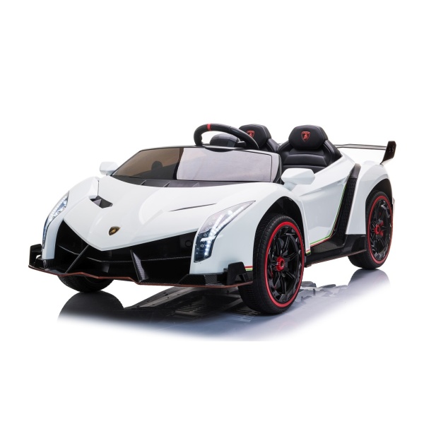  Elektrické autíčko Lamborghini Veneno 4x4 bílé