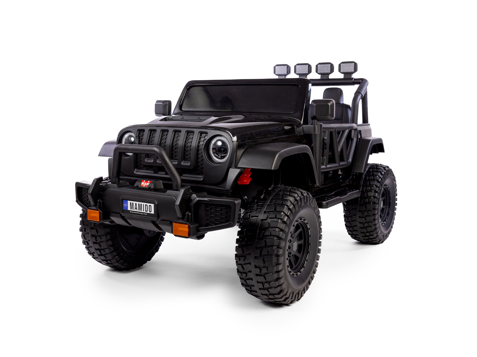 Mamido Elektrické autíčko Buggy BIG FOOT 4x4 černé 24V | 800W | 60 kg | EVA | LED | 2