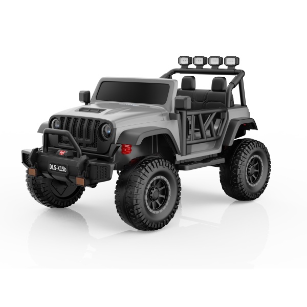  Mamido Elektrické autíčko Buggy BIG FOOT 4x4 šedé 24V | 800W | 60 kg | EVA | LED | 2