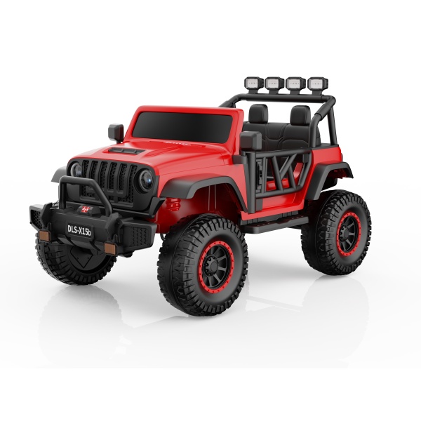 Mamido Elektrické autíčko Buggy BIG FOOT 4x4 červené 24V | 800W | 60 kg | EVA | LED | 2