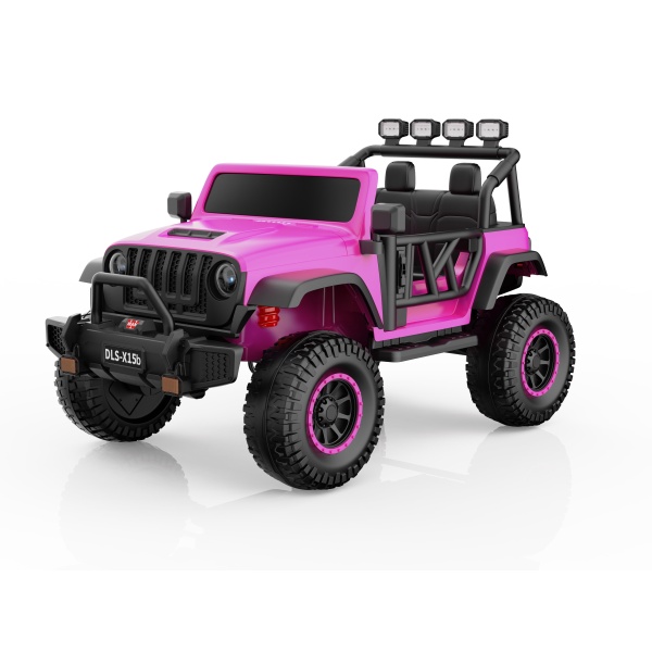  Mamido Elektrické autíčko Buggy BIG FOOT 4x4 rúžové 24V | 800W | 60 kg | EVA | LED | 2