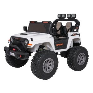  Elektrické autíčko Extreme Sport 4x4 s proměnlivou velikostí bílé