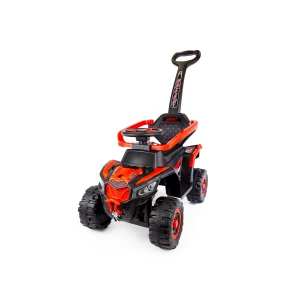 Speed MT280 Dětské elektrické odrážedlo | autíčko 3v1 s vodící tyčí červené